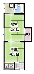 江瀬美町アパートの物件間取画像